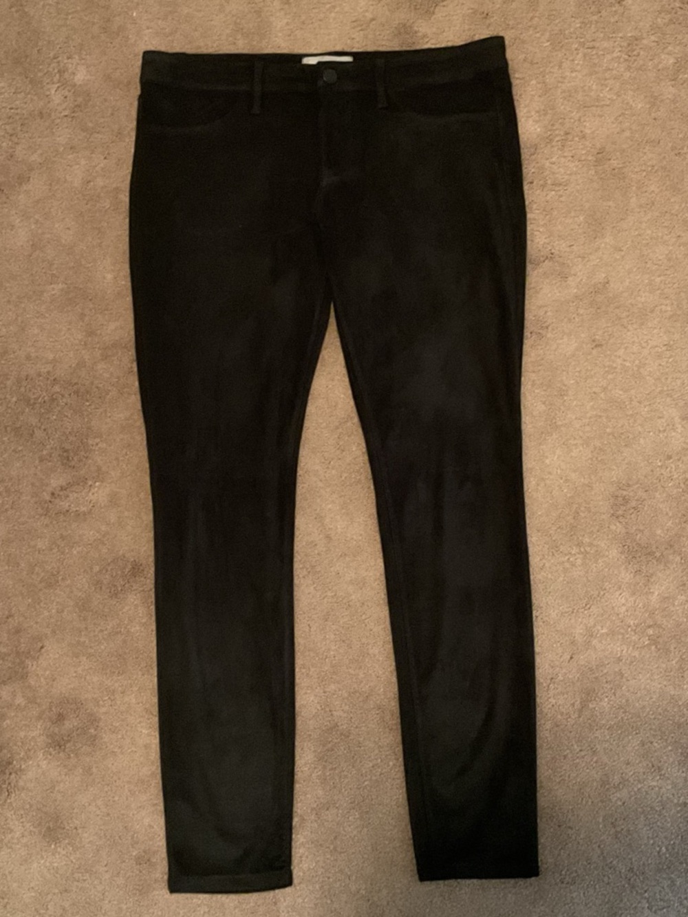 Banana Republic Black Suede Leggings